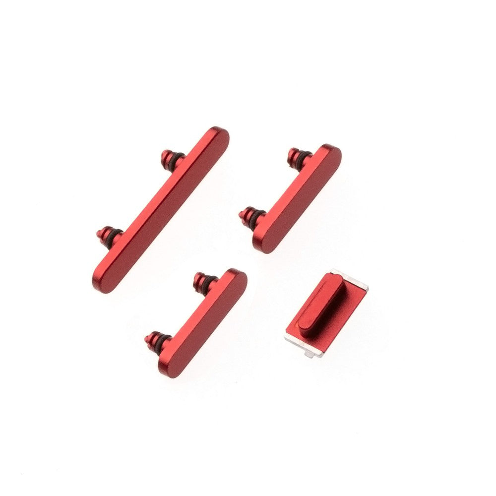Power & Volume Button Set for iPhone 14 / 14 Plus-Red Power & Volume Button Set for iPhone 14 / 14 Plus-Red